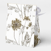 Queen Anne's Lace op een gunstbox Bedankdoosjes (Achterkant)