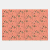 Queen Anne's Lace op een wikkelpapier set Inpakpapier Vel (Voorkant 3)