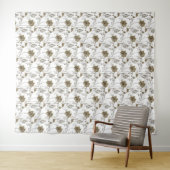 Queen Anne's Lace op wandtapijt Wandkleed (In Situ (horizontaal))