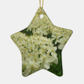 Queen Anne's Lace Wildflower Foto Keramisch Ornament (Links)