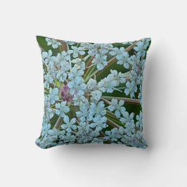 Queen Anne's Lace Witte Bloemen Kussen