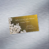 Queen Anne's Lace zonlicht bruiloft opslaan van de Visitekaartje Magneet (Voorbeeld)