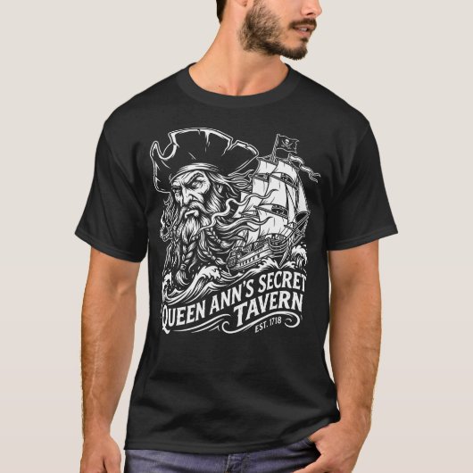 Queen Ann's geheime herberg T-shirt (Voorkant)