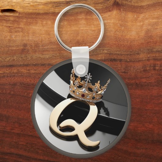 Queen Art's Metal Circle Sleutelhanger - Elegant,  (Achterkant)
