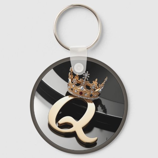 Queen Art's Metal Circle Sleutelhanger - Elegant,  (Achterkant)