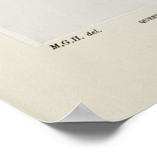 Queen Assur-Bani-Pal Ancient Assyrian Costume Poster (Hoek)