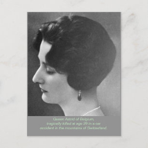 Queen Astrid of Belgium (Astrid of Sweden) Briefkaart