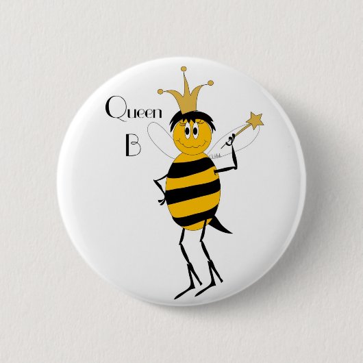 Queen B Button (Voorkant)