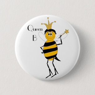 Queen B Button