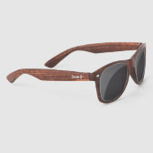 Queen B Wooden Sunglasses – 2026 Personalized Zonnebrillen (Rechts)