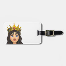 Queen bagagelabel