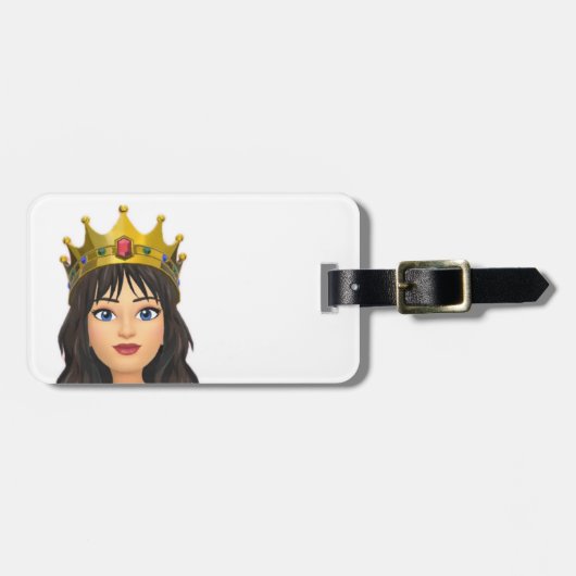 Queen bagagelabel (Voorkant horizontaal)