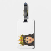 Queen bagagelabel (Achterkant verticaal)