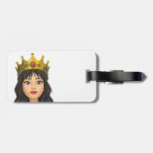 Queen bagagelabel (Achterkant horizontaal)