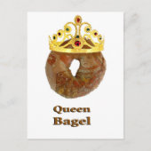 Queen Bagel Briefkaart (Voorkant)