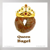 Queen Bagel Poster (Voorkant)