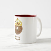 Queen Bagel Tweekleurige Koffiemok (Voorkant rechts)
