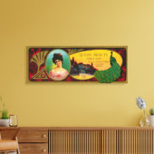 Queen Beauty Soap Label Logansport, IN Canvas Afdruk (Insitu (Woonkamer))