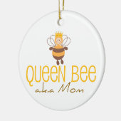 Queen Bee AKA Mom Keramisch Ornament (Links)