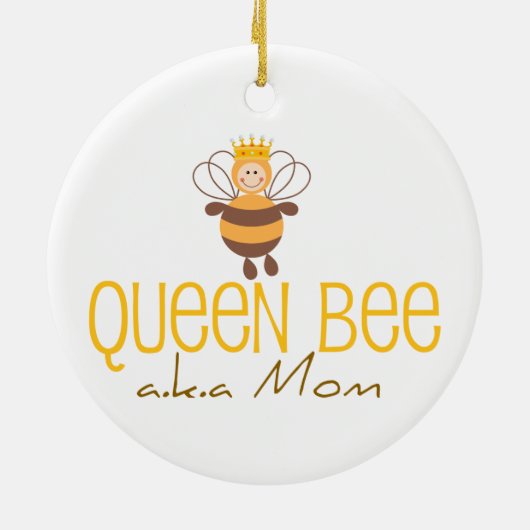 Queen Bee AKA Mom Keramisch Ornament (Achterkant)