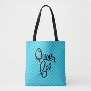 Queen Bee - Allover Print Tas