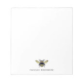 Queen Bee Apiary gepersonaliseerd Notitieblok (Voorkant)