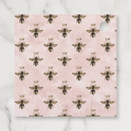 Queen Bee Bedankjes Labels (Achterkant)