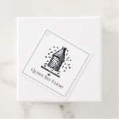 Queen Bee Beehive Imker Honey Products Label (In situ)