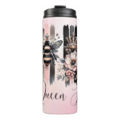 Queen Bee Bling Thermal Tumbler Thermosbeker (Voorkant)