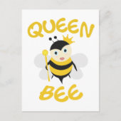 Queen Bee Briefkaart (Voorkant)