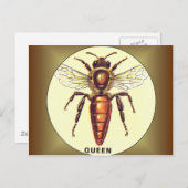 Queen Bee Briefkaart (Voorkant / Achterkant)