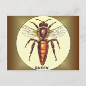Queen Bee Briefkaart (Voorkant)