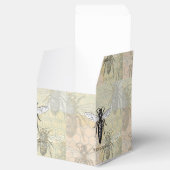 Queen Bee Bug Insect Antiek Illustratie Bedankdoosjes (Geopend)