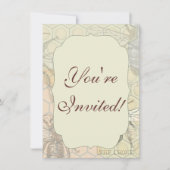 Queen Bee Bug Insect Antiek Illustratie Kaart (Voorkant)