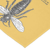 Queen Bee Bug Insect Antiek Illustratie Korte Tafelloper (Hoek)