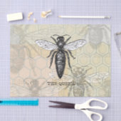 Queen Bee Bug Insect Antiek Illustratie Tissuepapier (Craft)