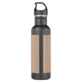 Queen Bee Bug Insect Antiek Illustratie Waterfles (Achterkant)