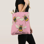 Queen Bee Bumblee illustratie Tote Bag (Dichtbij)
