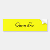 Queen Bee Bumpersticker (Voorkant)