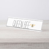 Queen Bee Bureau Naambordje (Voorkant)