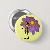 Queen Bee Button (Voorkant /achterkant)