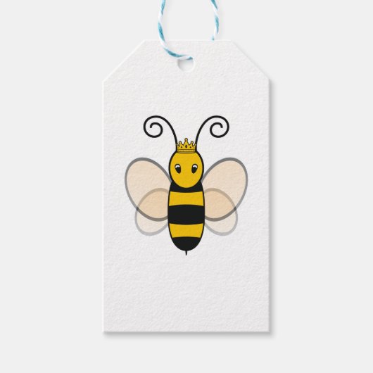 Queen Bee Cadeaulabel (Voorkant)