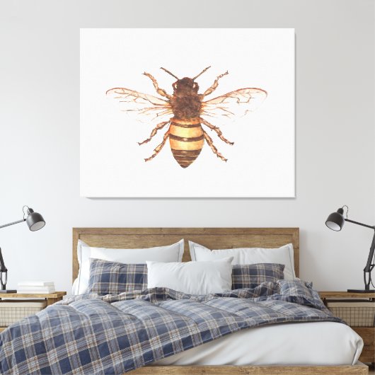 Queen Bee Canvas Afdruk (Insitu (Slaapkamer))