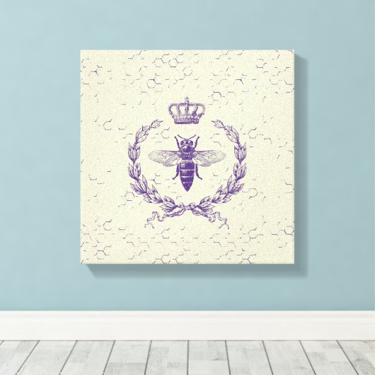 Queen Bee Canvas Afdruk (Insitu (Houten vloer))