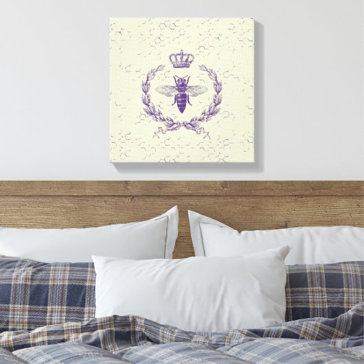 Queen Bee Canvas Afdruk (Insitu (Slaapkamer))