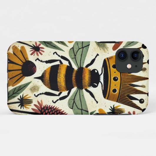 Queen Bee Case-Mate iPhone Case (Achterkant (horizontaal))