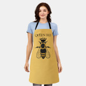 Queen Bee Chef Personalize Apron Schort (Gedragen)