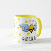 Queen Bee Coffee Mok (Voorkant rechts)