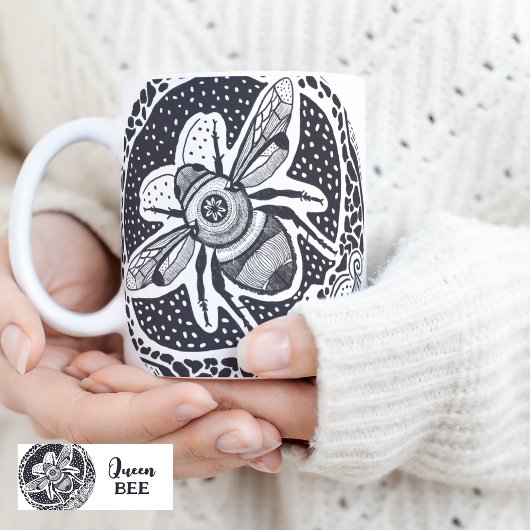 Queen Bee Coffee Mok