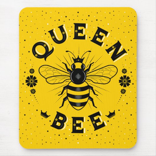 Queen Bee Computer Mousepad Muismat (Voorkant)